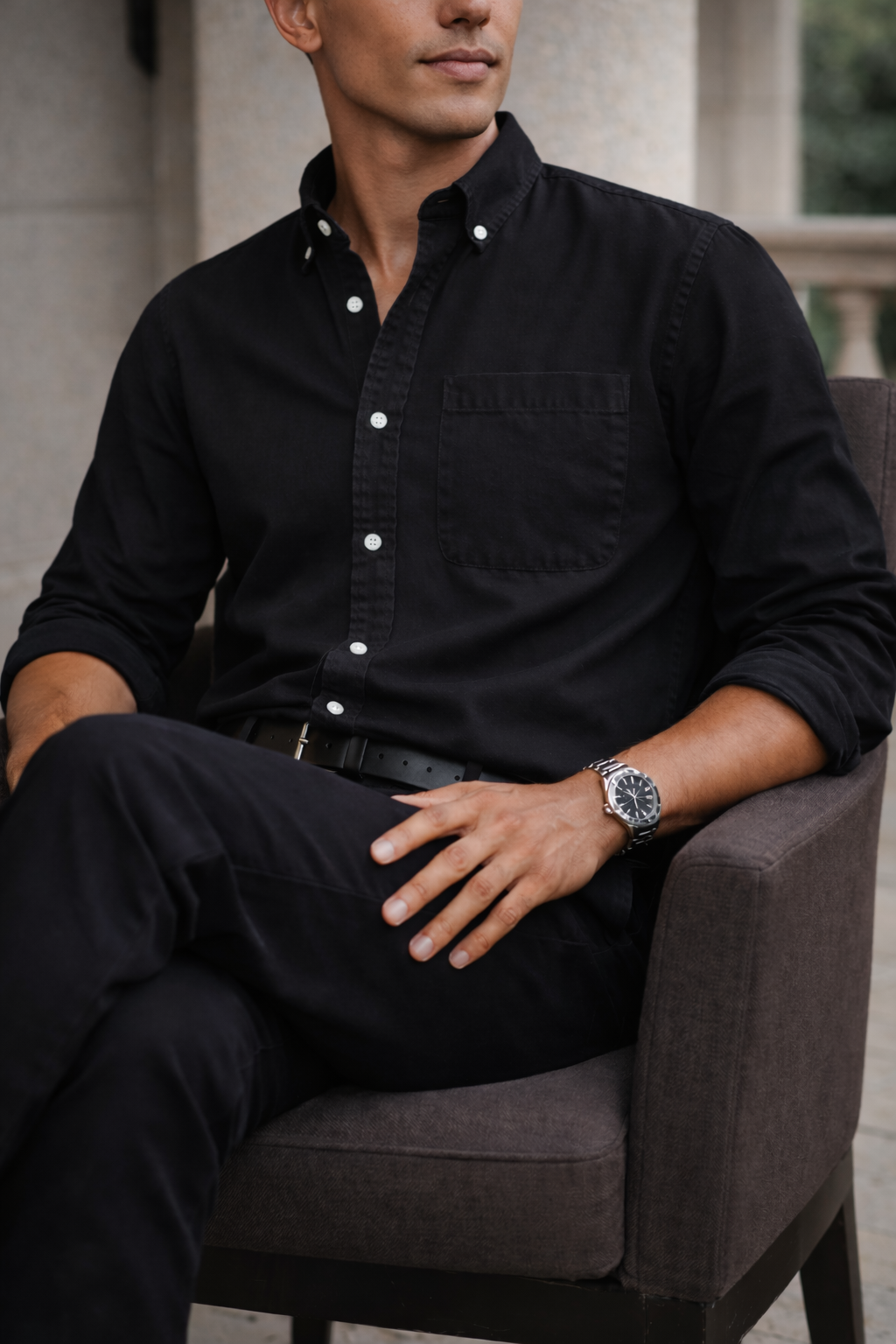 Alfie | Men’s Cotton Button-Down Casual Shirt