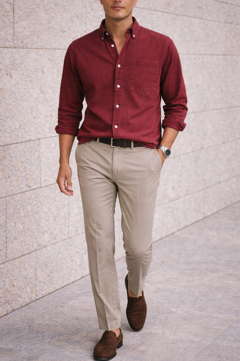 Alfie | Men’s Cotton Button-Down Casual Shirt