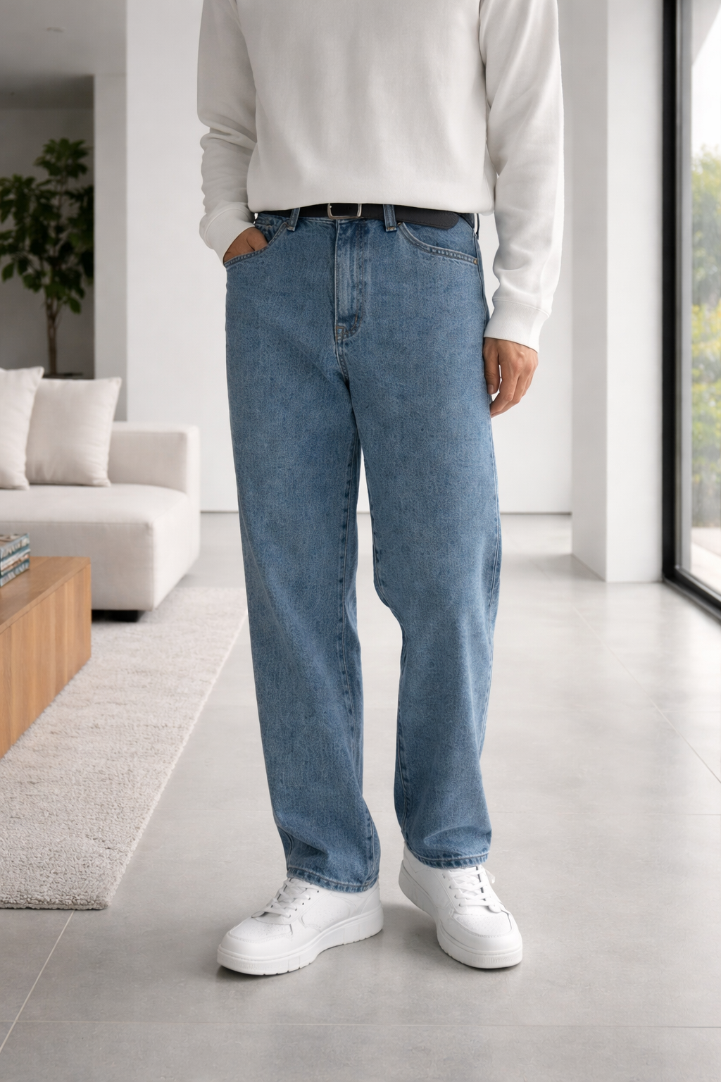 Jacob | Men’s Straight Leg Denim Jeans Casual Everyday Trousers