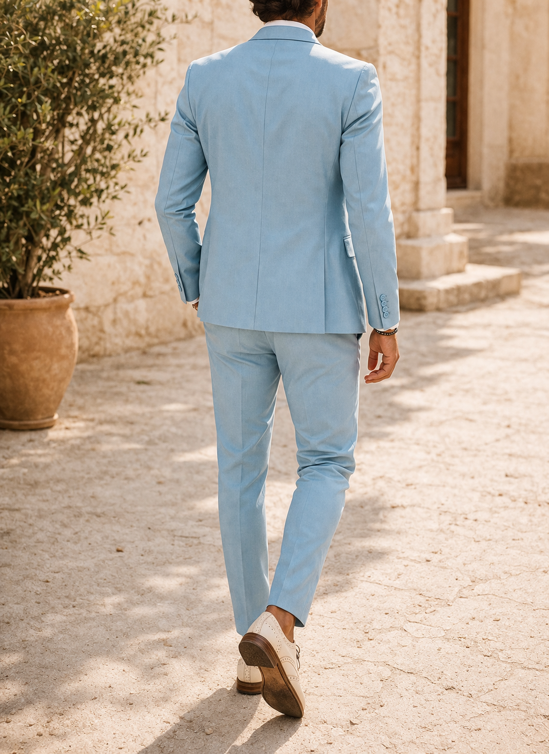 Joel | Men’s Tailored Slim Fit Two Piece Wedding Suit