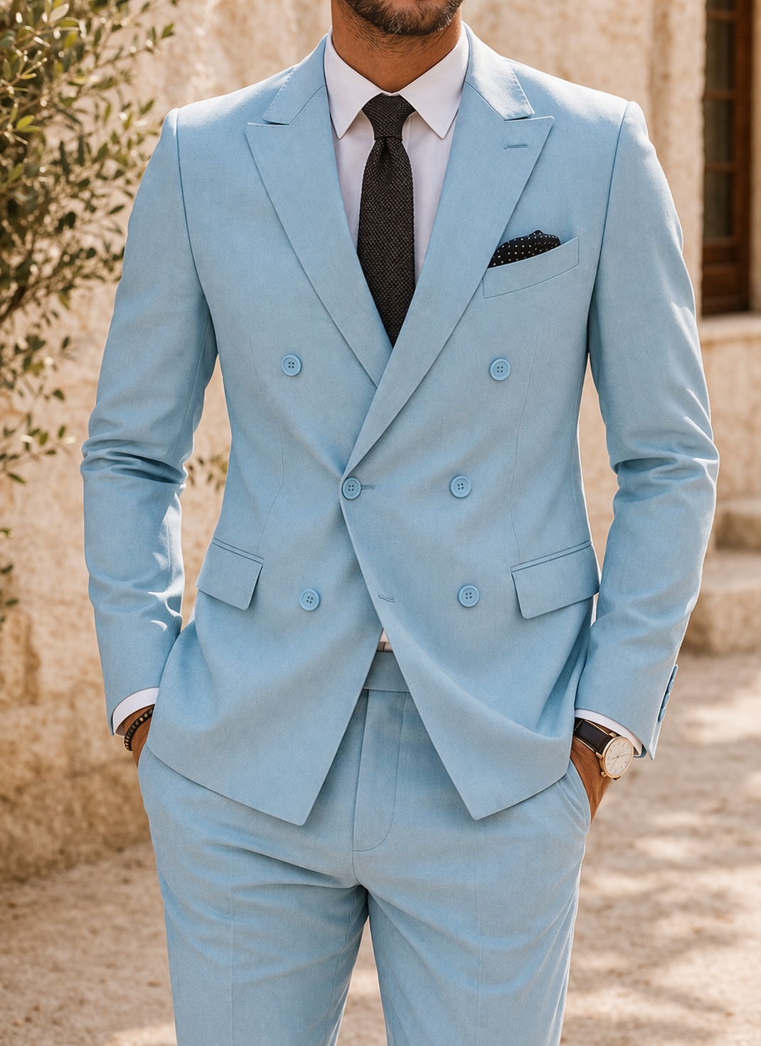 Joel | Men’s Tailored Slim Fit Two Piece Wedding Suit