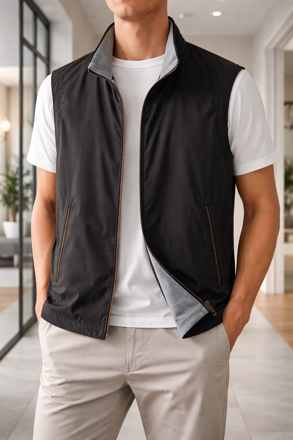 Sam | Men’s Lightweight Zip Front Bodywarmer